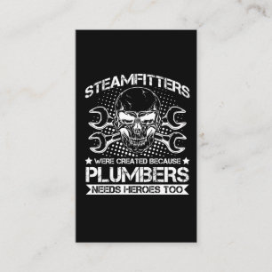 Steamfitter Humor Steam Pipefitter Visitekaartje