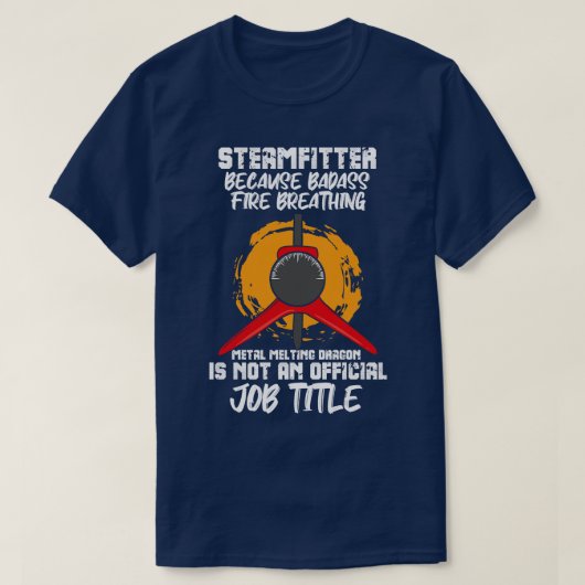 Steamfitter Union Steamfitter Pipefitter T-shirt (Design voorkant)