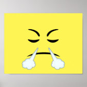 Steaming Emoji Poster (Voorkant)