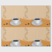 Steaming Hot Coffee Cadeaupapier (Vlak)