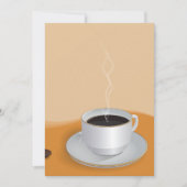 Steaming Hot Coffee Kaart (Voorkant)