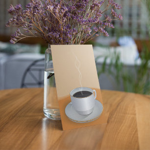 Steaming Hot Coffee Kaart