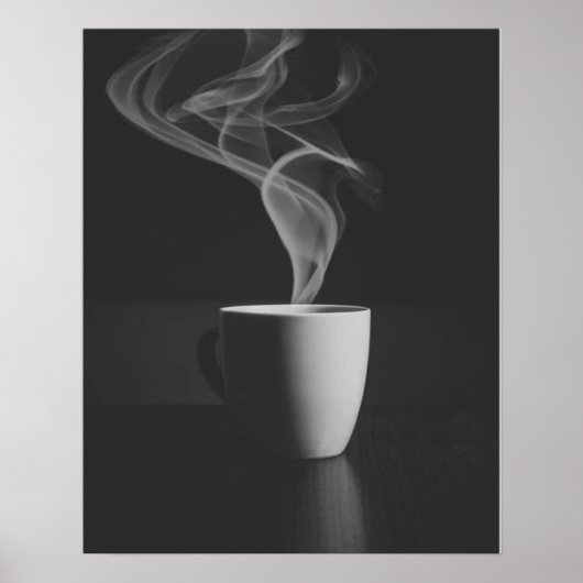 Steaming Hot Coffee Poster (Voorkant)