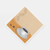 Steaming Hot Coffee Servet (Hoek)