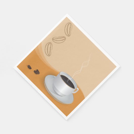 Steaming Hot Coffee Servet (Hoek)