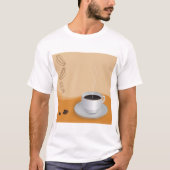 Steaming Hot Coffee T-shirt (Voorkant)