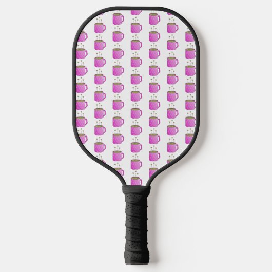 Steaming koffie alsjeblieft Pickleball Paddle (Voorkant)
