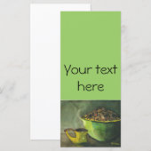 Steaming Morning Cup Koffee Bowl-koffiebonen (Voorkant / Achterkant)