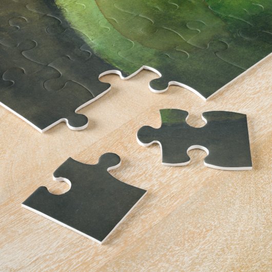 Steaming Morning Cup Koffee Bowl-koffiebonen Legpuzzel (Zijkant)