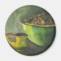 Steaming Morning Cup Koffee Bowl-koffiebonen