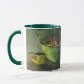Steaming Morning Cup Koffee Bowl-koffiebonen Mok (Links)