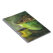 Steaming Morning Cup Koffee Bowl-koffiebonen Notitieboek (Rechterzijde)