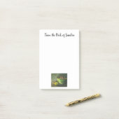 Steaming Morning Cup Koffee Bowl-koffiebonen Post-it® Notes (Op bureau)