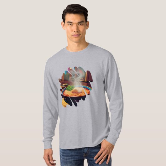 Steaming Noodles Bliss T-shirt (Voorkant volledig)