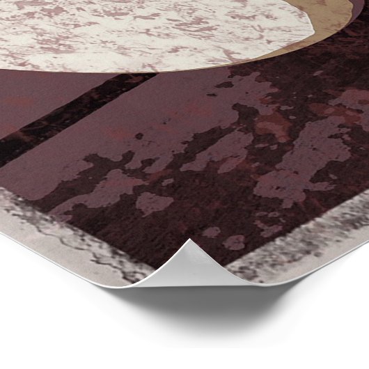 Steaming Rustic Java-Mok Poster (Hoek)