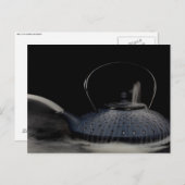 Steaming Tea Pot Briefkaart (Voorkant / Achterkant)