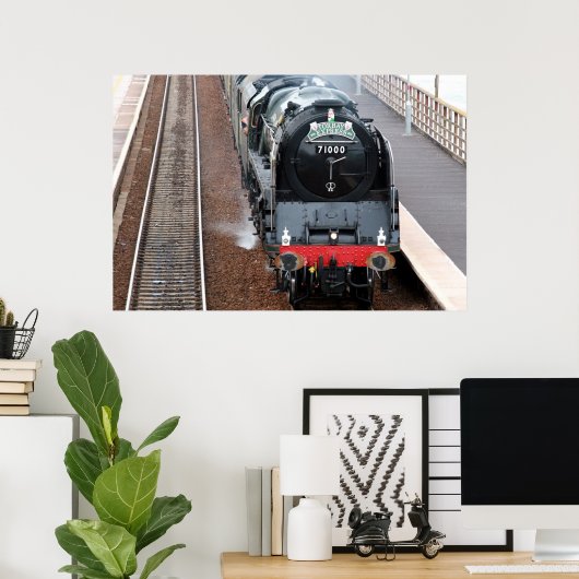 Steammotor De hertog van Gloucester Poster (Thuiskantoor)