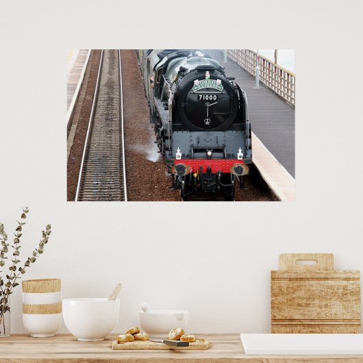 Steammotor De hertog van Gloucester Poster (Keuken)