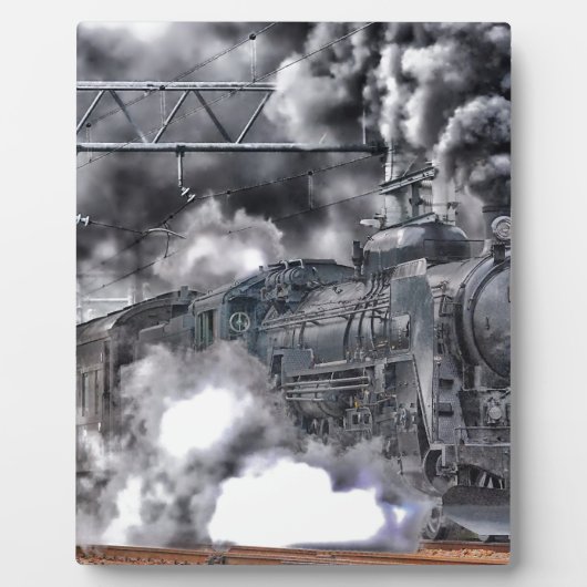Steammotoren Trainen HDR-foto Fotoplaat (Voorkant)