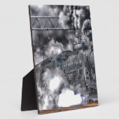 Steammotoren Trainen HDR-foto Fotoplaat (Zijkant)