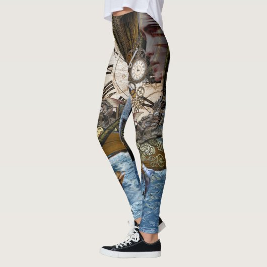 Steamplunk-ontwerp Leggings (Links)