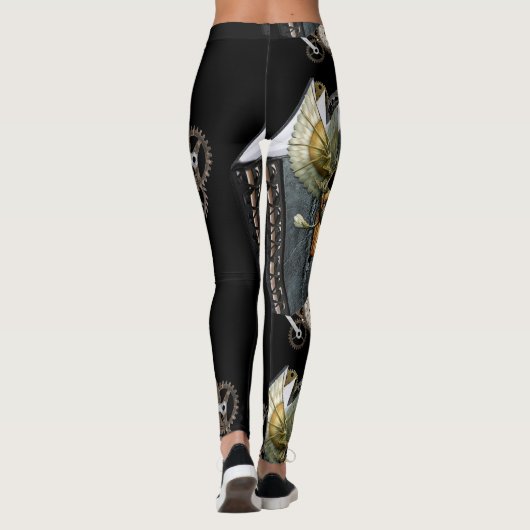 Steamplunk-ontwerp Leggings (Achterkant)