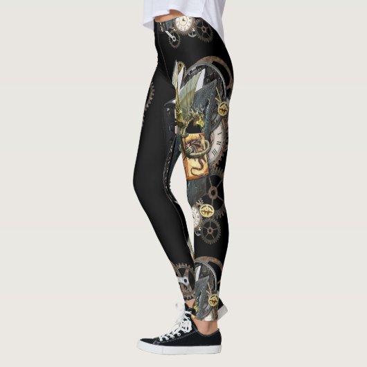 Steamplunk-ontwerp Leggings (Links)
