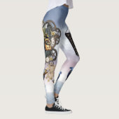 Steamplunk-ontwerp Leggings (Rechts)