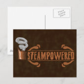 Steampowered Briefkaart (Voorkant / Achterkant)