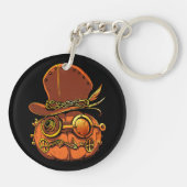 Steampumpkin Victoriaanse Halloween Collectie Sleutelhanger (Achterkant)