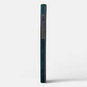 Steampun turquoise Achtergrond met tandwielen Case-Mate iPhone Case (Achterkant / Links)