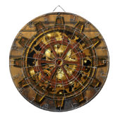 Steampunk 11 Dart Board-opties. Dartbord (Voorkant)