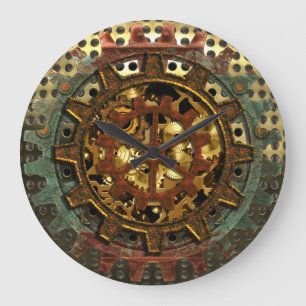 Steampunk 11A Afbeelding Opties Wandklok