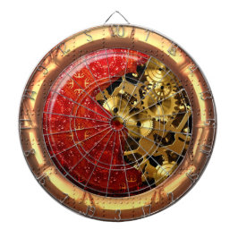 Steampunk 12 Dartboard opties Dartbord