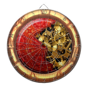 Steampunk 12 Dartboard-opties Dartbord