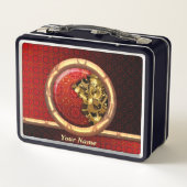 Steampunk 12 Metalen Lunchbox (Achterkant)