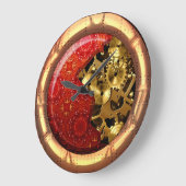 Steampunk 12A Wall Clock Options Grote Klok (Hoek)