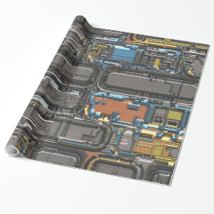 Steampunk 13A-13B Afbeelding Opties Cadeaupapier