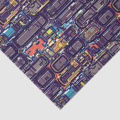 Steampunk 13A-13B afbeelding Opties Tissuepapier (Detail)
