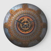 Steampunk 15 grote klok (Voorkant)