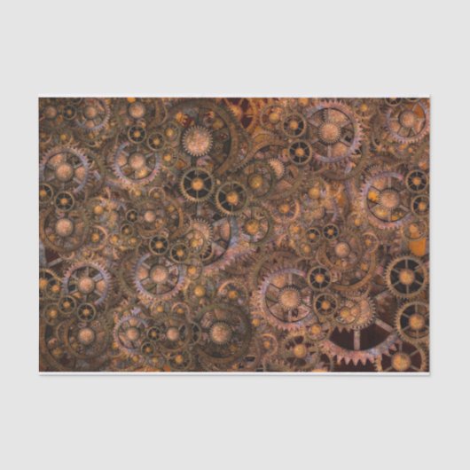 Steampunk 16 tissuepapier (Voorkant)