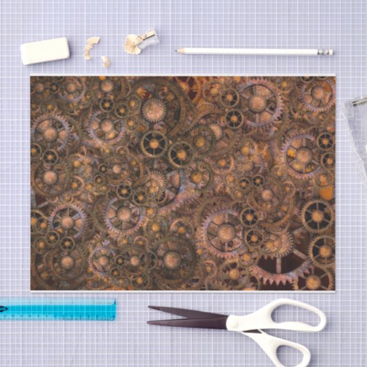 Steampunk 16 tissuepapier (Craft)