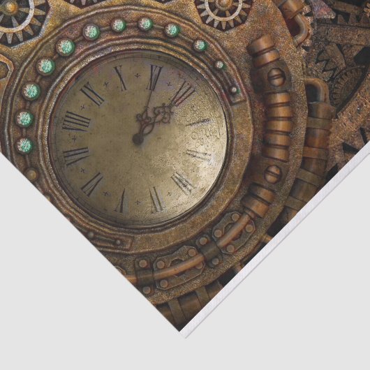 Steampunk 19 tissuepapier (Detail)