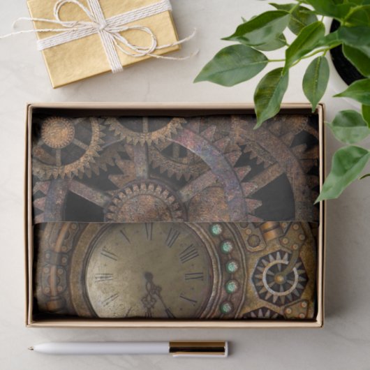 Steampunk 19 tissuepapier (Geschenk)