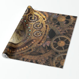 Steampunk 19 Verpakkingspapier Cadeaupapier