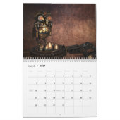 Steampunk 2027 kalender (Mar 2027)