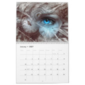 Steampunk 2027 kalender (Jan 2027)