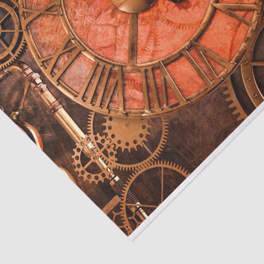 Steampunk 21 tissuepapier (Detail)