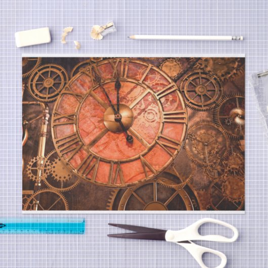 Steampunk 21 tissuepapier (Craft)