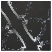 Steampunk 3D Black Heart Series Stof (Swatch)